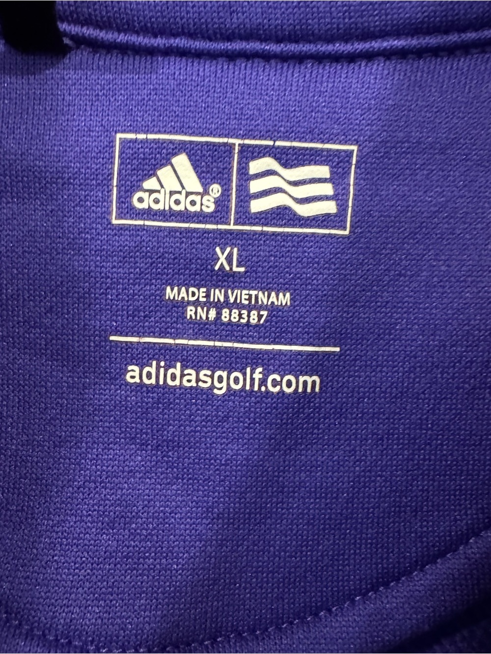 Adidas Adizero Pullover Mens XL Purple 1/4 Zip Golf Top Long Sleeve Sweatshirt - Picture 3 of 8